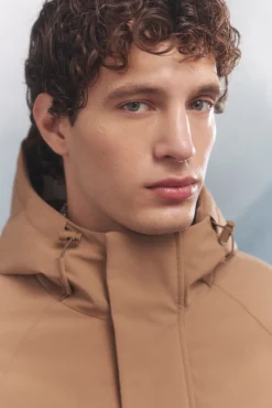 Springfield Sobretudos-Parka acolchoada térmica castanho