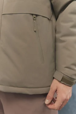 Springfield Sobretudos-Parka acolchoada térmica bege