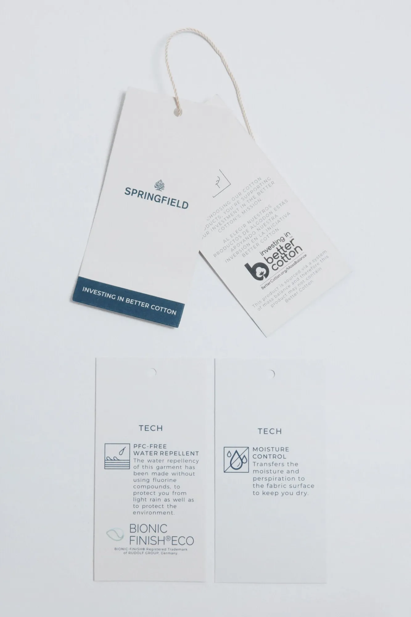 Springfield Sobretudos-Parka algodão estampado