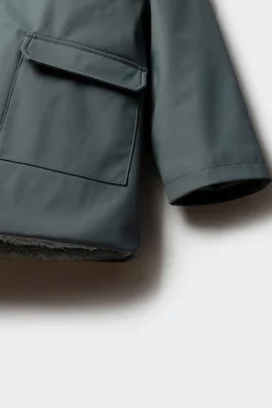 Springfield Kids Sobretudos-Parka amarelo pastel para criança azul