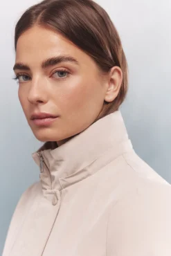 Springfield Casacos-Parka com capuz de pele Sorona Aura castanho