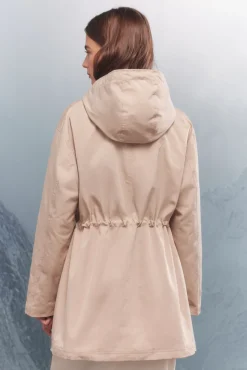 Springfield Casacos-Parka com capuz repelente à água 2 em 1 camel