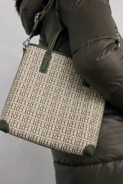 Pedro del Hierro Casacos|Acolchoados E Agasalhos-Parka comprida capuz Verde