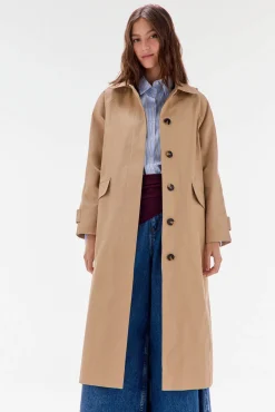 TFP by Tamara Falcó Casacos-Parka comprida capuz Beige