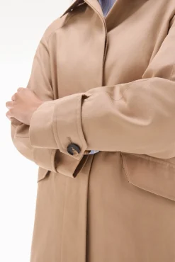 TFP by Tamara Falcó Casacos-Parka comprida capuz Beige