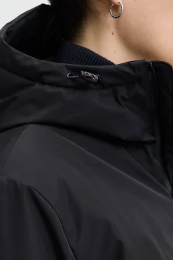 Jack & Jones Sobretudos-Parka curta acolchoada preto