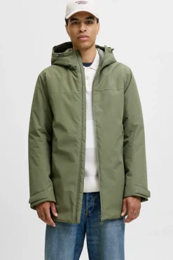 Jack & Jones Sobretudos-Parka curta acolchoada cru