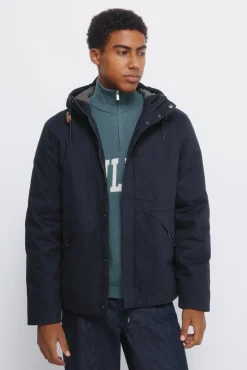 Springfield Sobretudos-Parka curta acolchoada azul