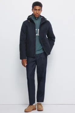 Springfield Sobretudos-Parka curta acolchoada azul