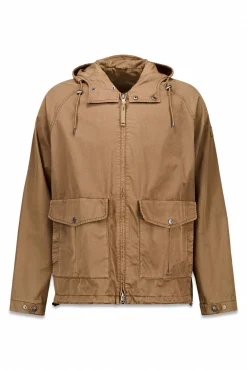 OOTO Sobretudos-Parka curta de algodão Castanho