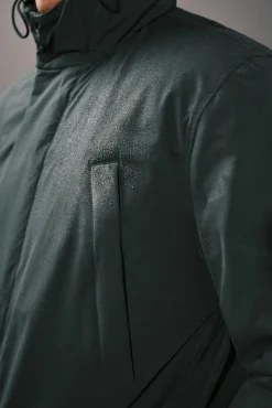 Cortefiel Sobretudos-Parka de 4 bolsos Verde