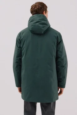 Cortefiel Sobretudos-Parka de 4 bolsos Verde