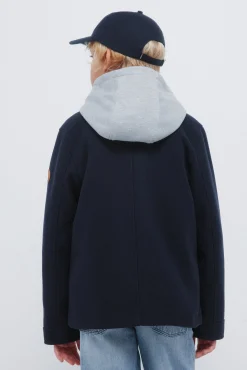 Springfield Kids Sobretudos-Parka de tecido infantil azul