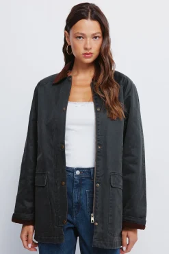 Springfield Sobretudos|Casacos-Parka encerada verde