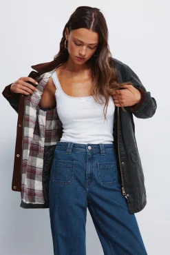 Springfield Sobretudos|Casacos-Parka encerada verde