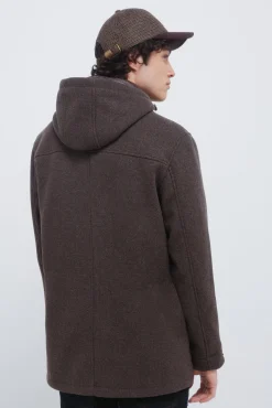 Springfield Sobretudos-Parka longa com efeito de lã cru