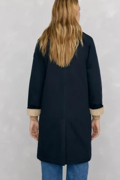 Pedro del Hierro Casacos-Parka longa encerada Azul