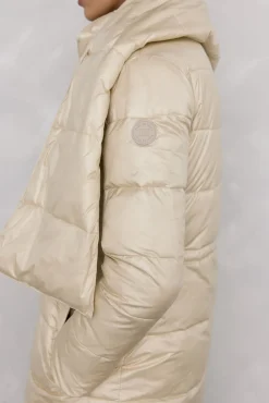 Pedro del Hierro Casacos|Acolchoados E Agasalhos-Parka longo Ecru