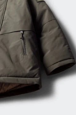 Springfield Kids Sobretudos-Parka marrom para criança estampado