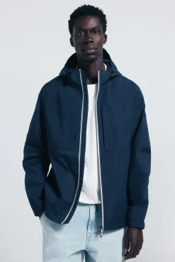 Springfield Sobretudos-Parka técnica azul