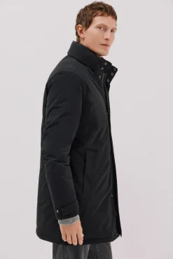 Cortefiel Sobretudos-Parka técnica com vistas removíveis Preto