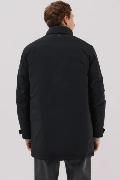 Cortefiel Sobretudos-Parka técnica com vistas removíveis Preto