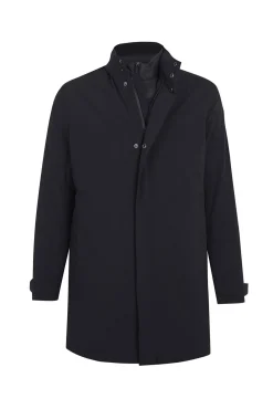 Cortefiel Sobretudos-Parka técnica com vistas removíveis Preto