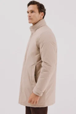 Cortefiel Sobretudos-Parka técnica com vistas removíveis Tostado