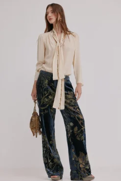 Hoss Intropia Calças-Patty. Calça Azul