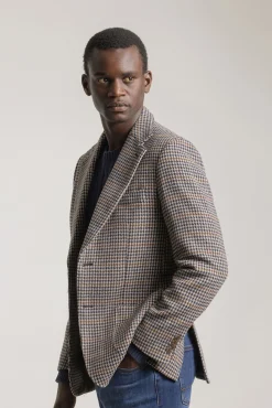 PuroEGO Blazers|Blazers-Pied-de-poule Cinzento