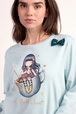 Admas Pijamas-Pijama A Night´S Quest para Mulher SANTORO GORJUSS azul