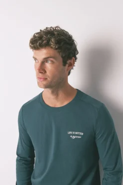 Women'secret Pijamas-Pijama comprido verde