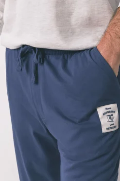 Women'secret Pijamas-Pijama comprido cinzento