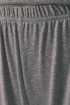 Women'secret Pijamas-Pijama comprido de malha malha Mickey cinzento