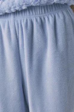 Women'secret Pijamas-Pijama comprido de polar com gola alta SmileyWorld® azul