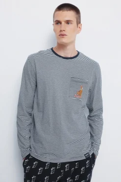 Springfield Pijamas-Pijama comprido do Scooby Doo azul