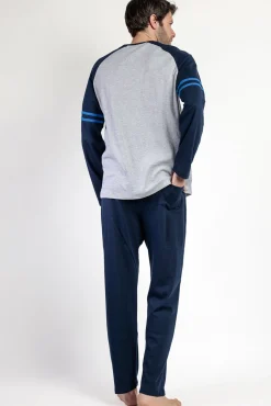 Admas Pijamas-Pijama comprido Imperio Star Wars para homem azul