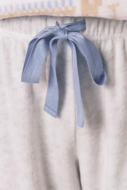 Women'secret Pijamas-Pijama comprido longo de polar SmileyWorld® bege