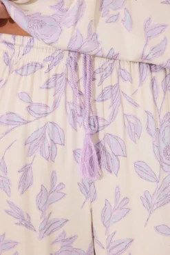 Women'secret Pijamas-Pijama comprido longo de viscose estampado branco