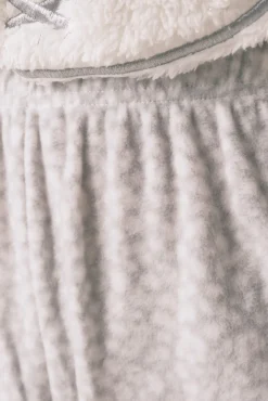 Women'secret Pijamas-Pijama comprido longo de polar com estampado animal da Miffy branco