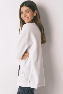 Women'secret Pijamas-Pijama comprido polar estampado 