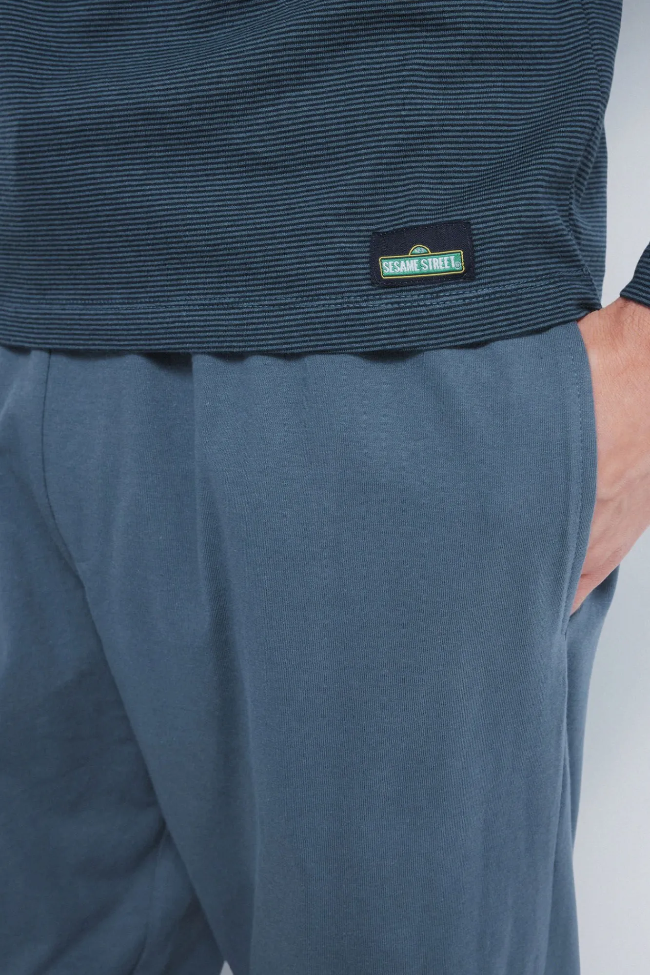 Springfield Pijamas-Pijama longo do Cookie Monster azul