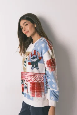 Women'secret Pijamas-Pijama polar estampado