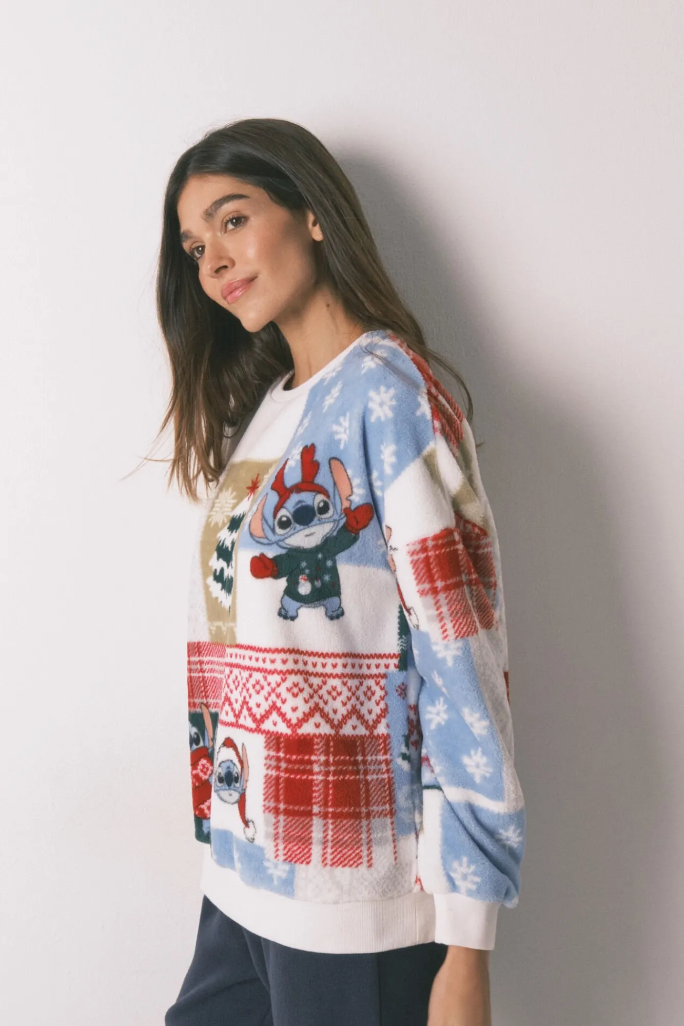 Women'secret Pijamas-Pijama polar estampado