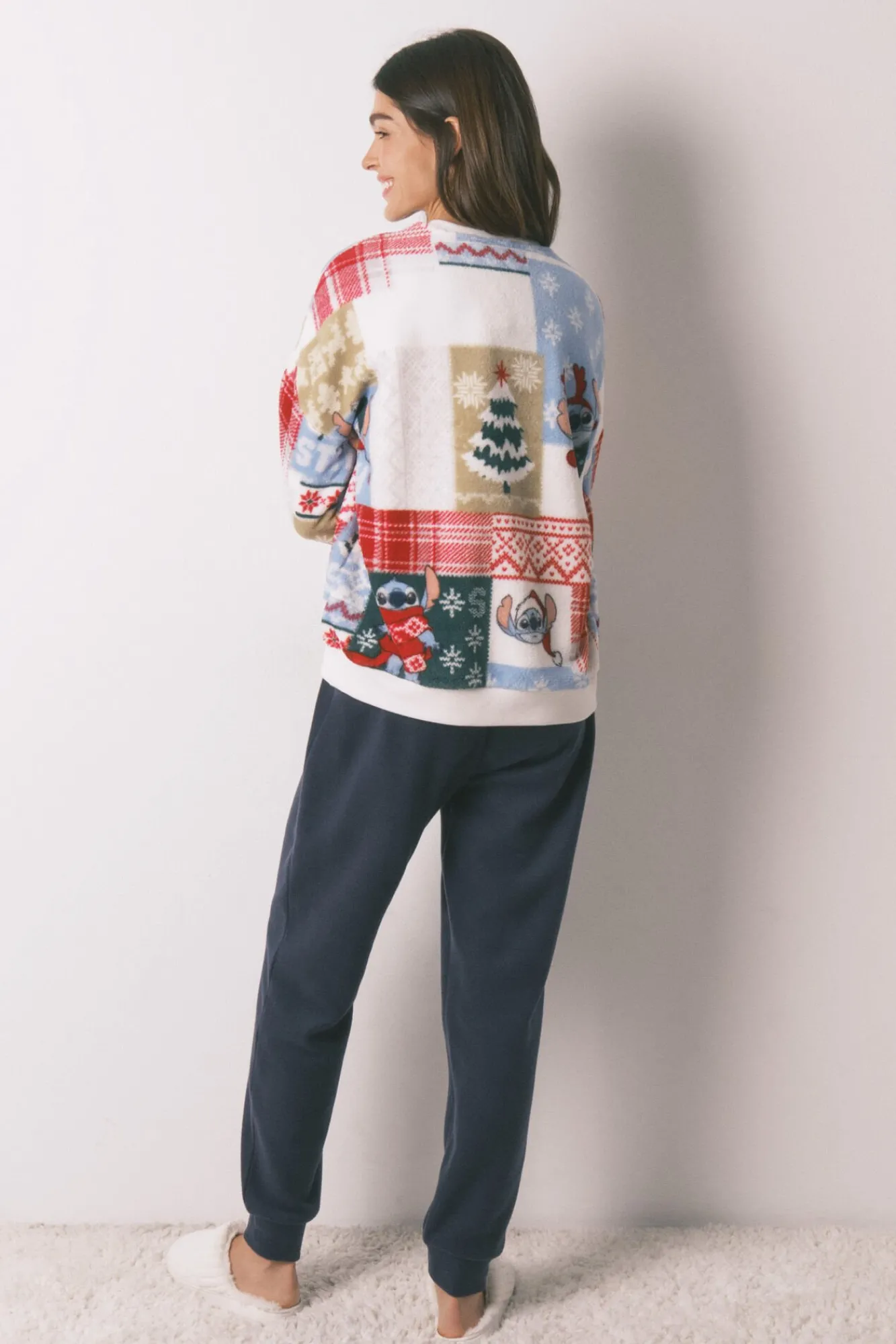 Women'secret Pijamas-Pijama polar estampado