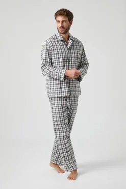 Kiff-Kiff Pijamas-Pijama xadrez Kiff Kiff Viyela estampado