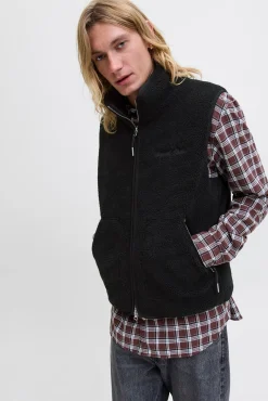 Jack & Jones Coletes-Polar de colete preto