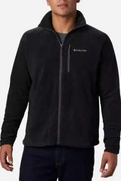 Columbia Sweatshirts|Casacos-Polar Fast Trek™ Masculino Preto
