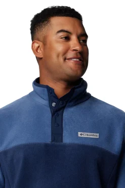 Columbia Camisolas-polar para homem Steens Mountain™ II com zíper e meio fecho azul
