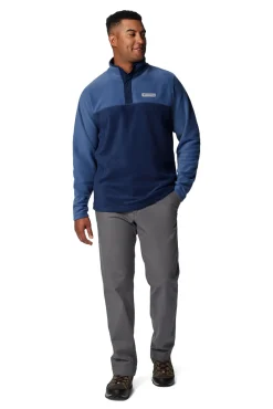 Columbia Camisolas-polar para homem Steens Mountain™ II com zíper e meio fecho azul